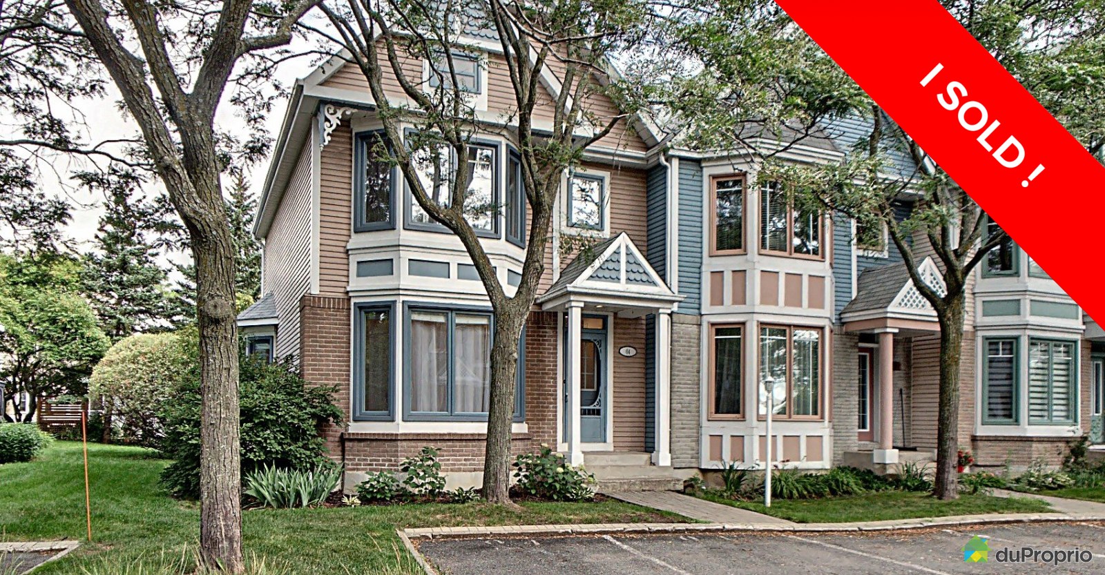 Boucherville I sold! DuProprio