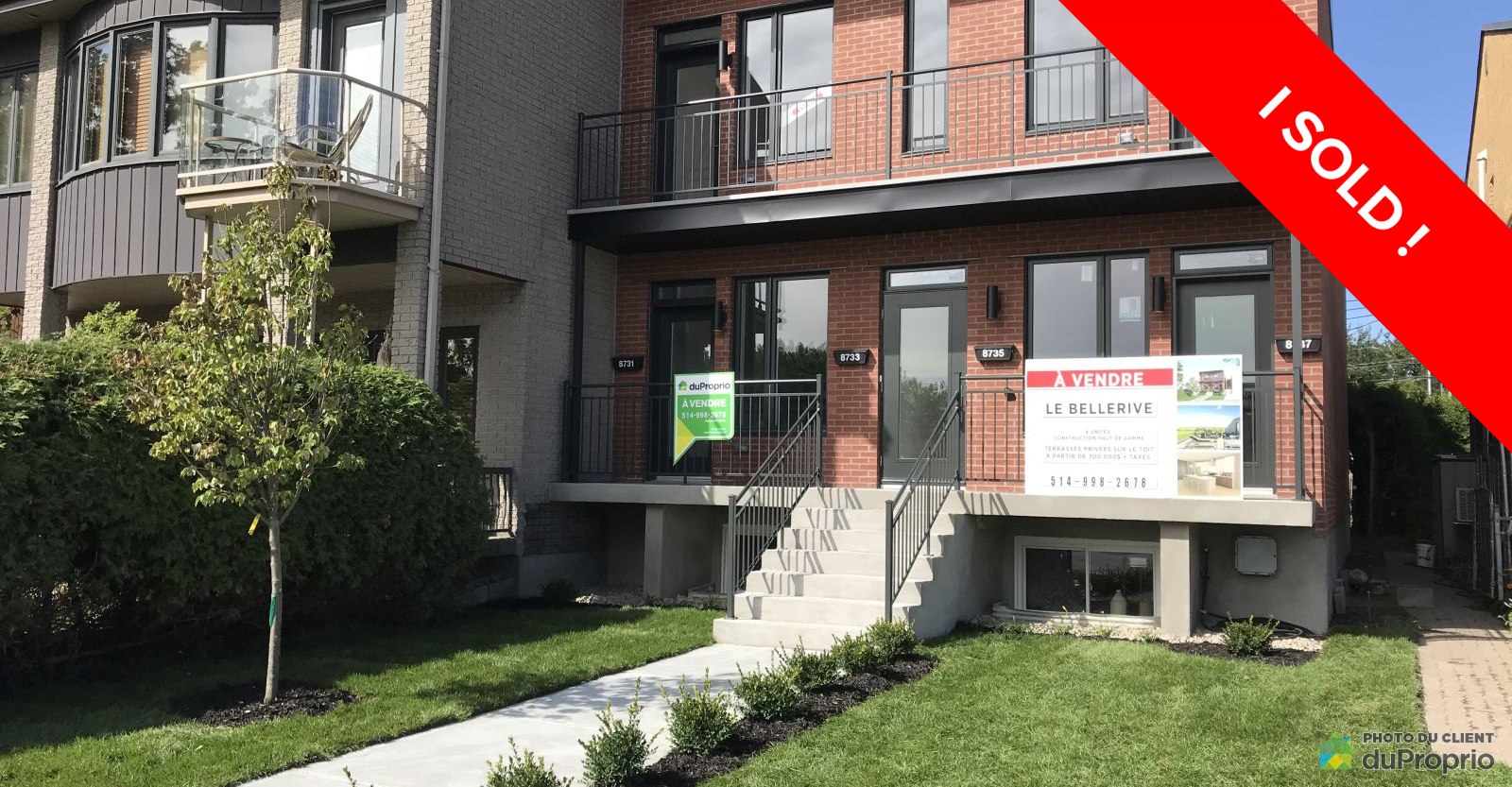 Mercier / Hochelaga / Maisonneuve I sold! DuProprio