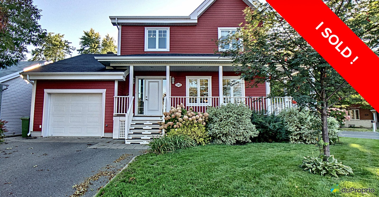 Chateauguay I sold! DuProprio