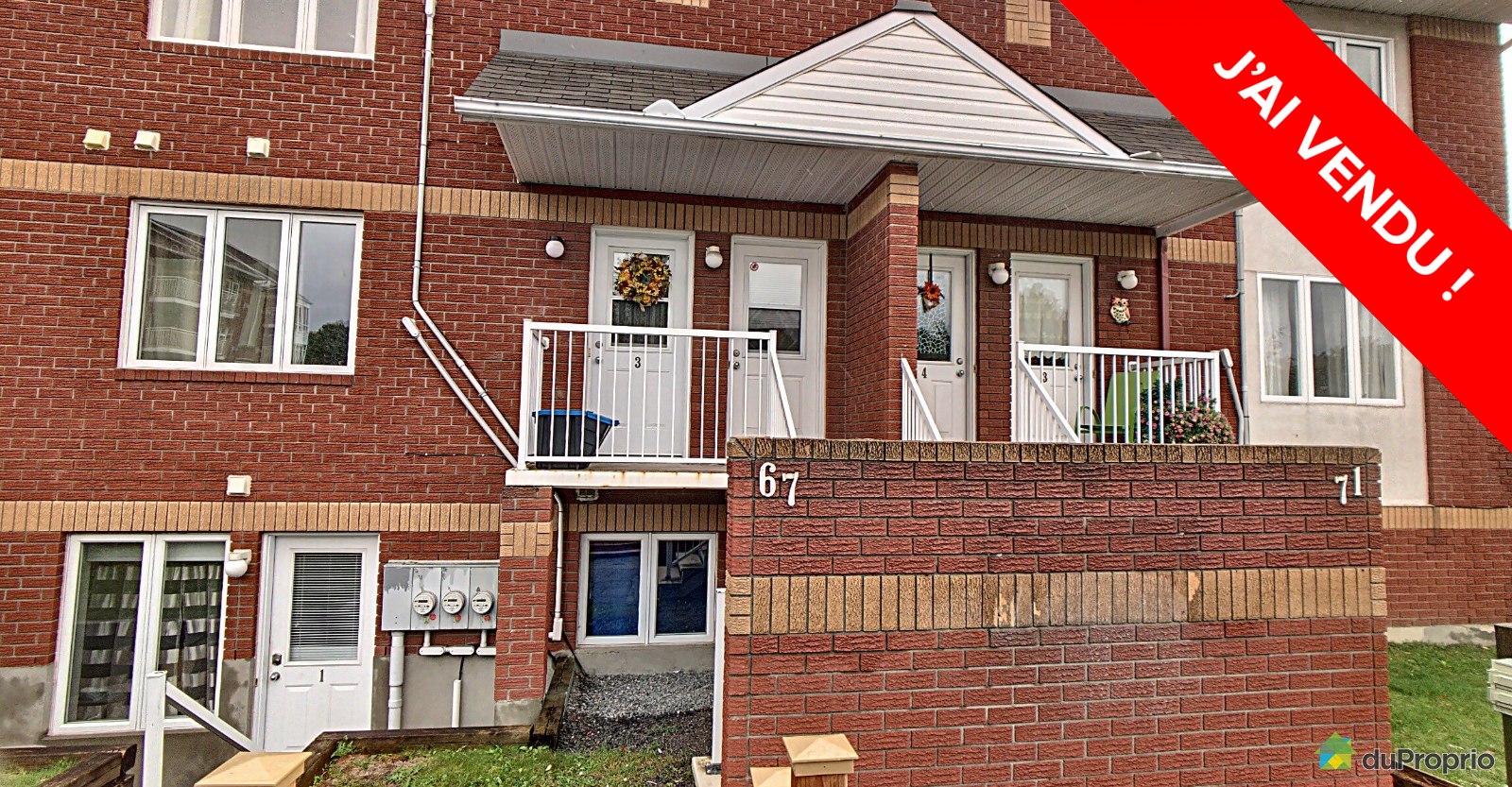 Gatineau (Gatineau) J’ai vendu! DuProprio