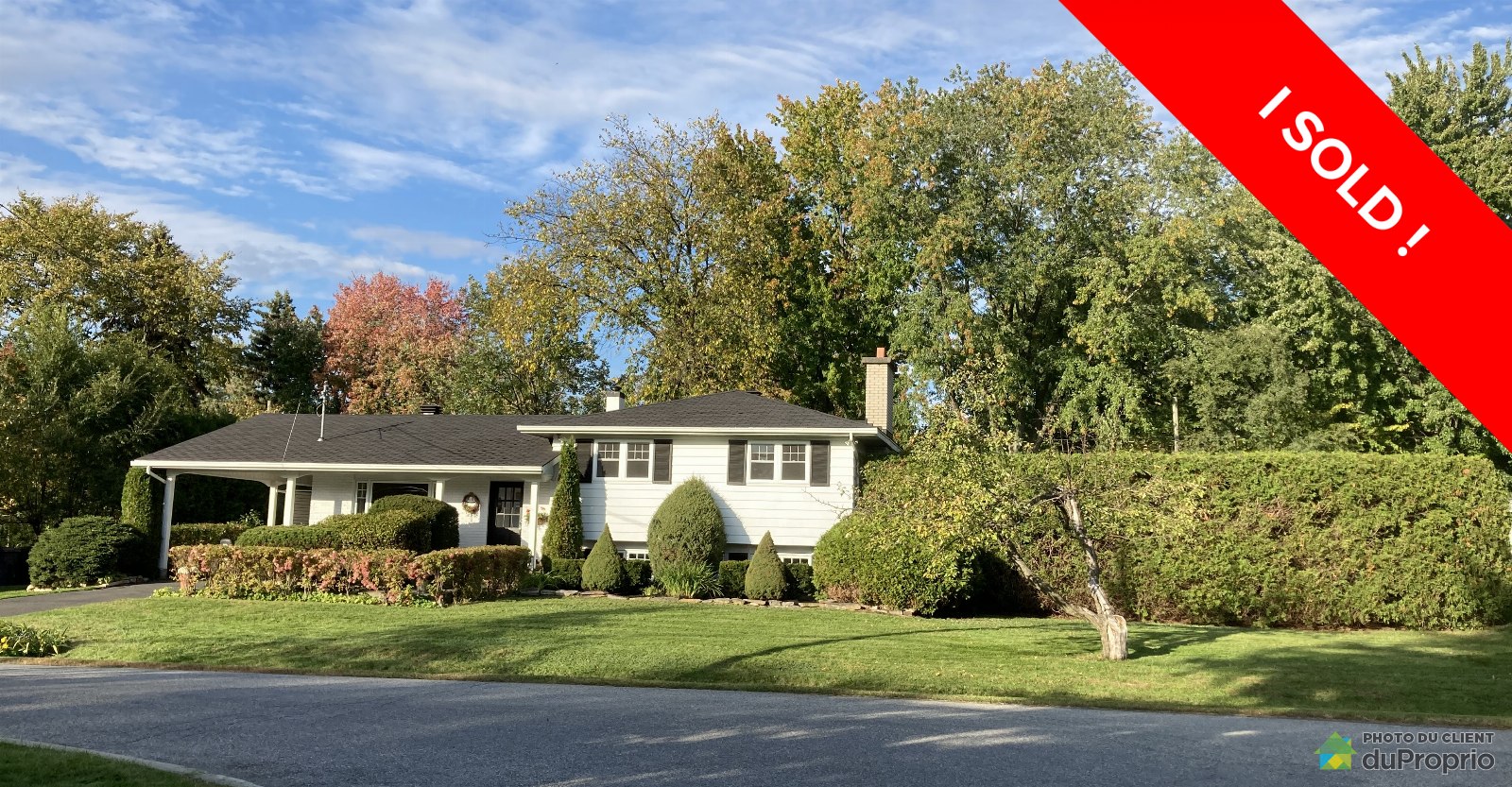 Otterburn Park I sold! DuProprio