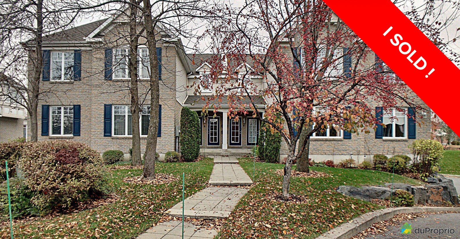 Boucherville I sold! DuProprio