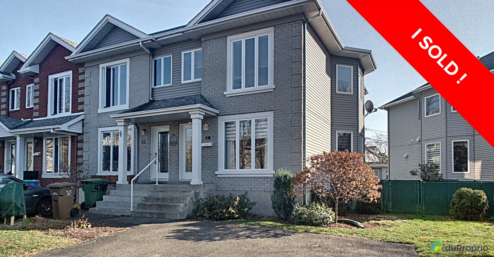 Candiac I sold! DuProprio