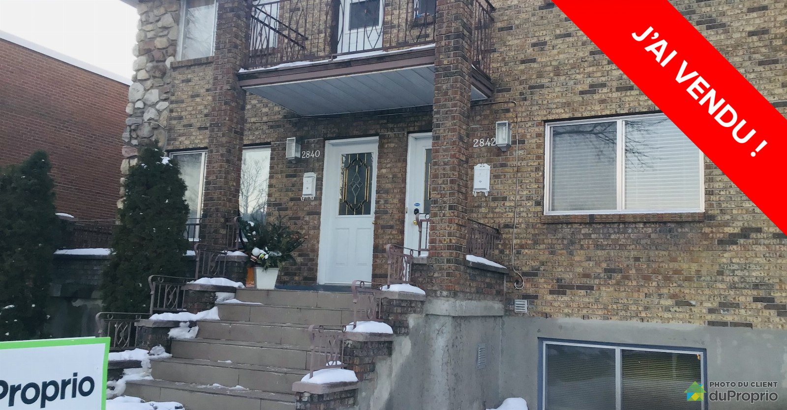 J'ai Vendu Duplex SaintLaurent, Nᵒ 941184 DuProprio