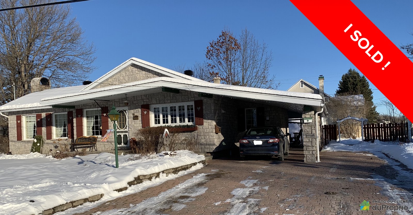 Maniwaki I sold! DuProprio