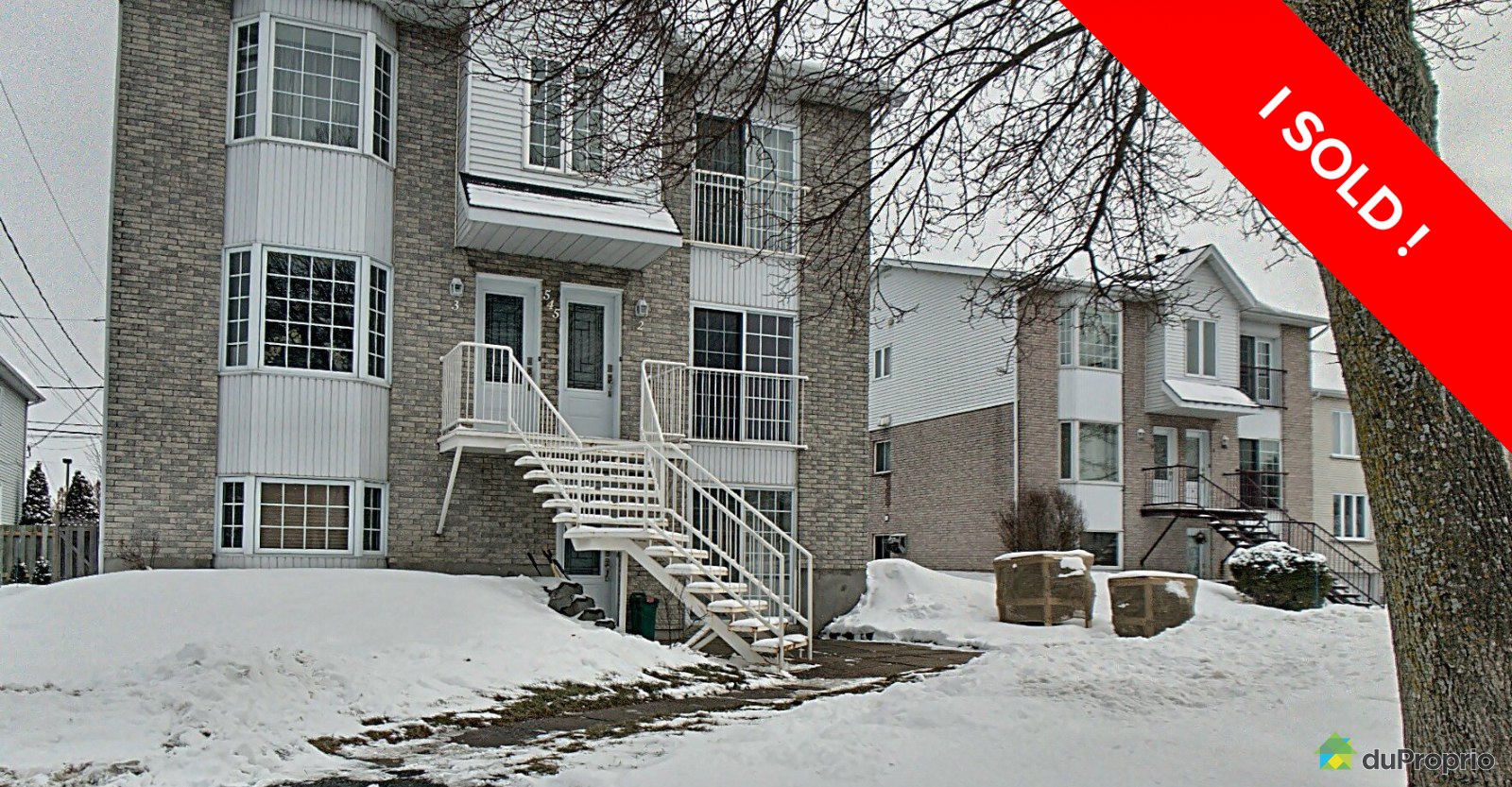 SteCatherine I sold! DuProprio