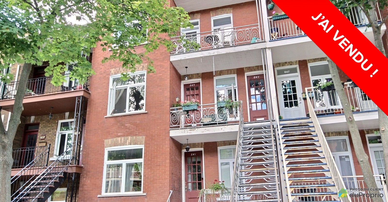 J'ai Vendu & Économisé 11 000 Condo Montcalm, Nᵒ 943859 DuProprio