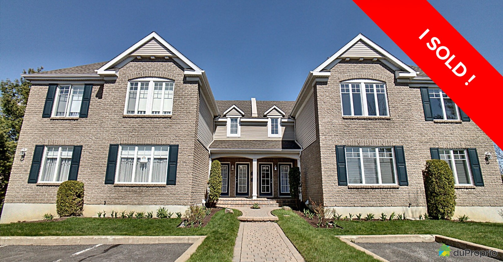 Boucherville I sold! DuProprio