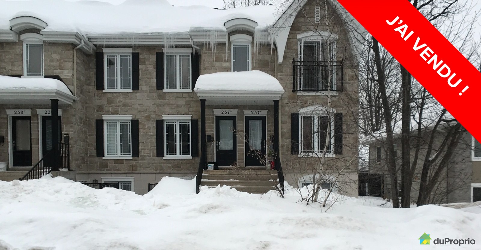 BoisDesFilion J’ai vendu! DuProprio