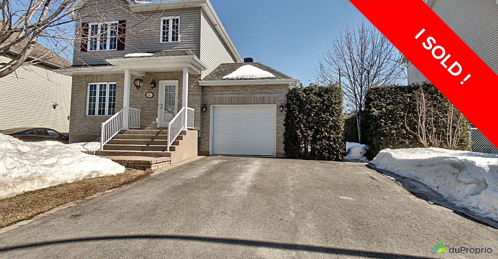 Blainville I sold! DuProprio