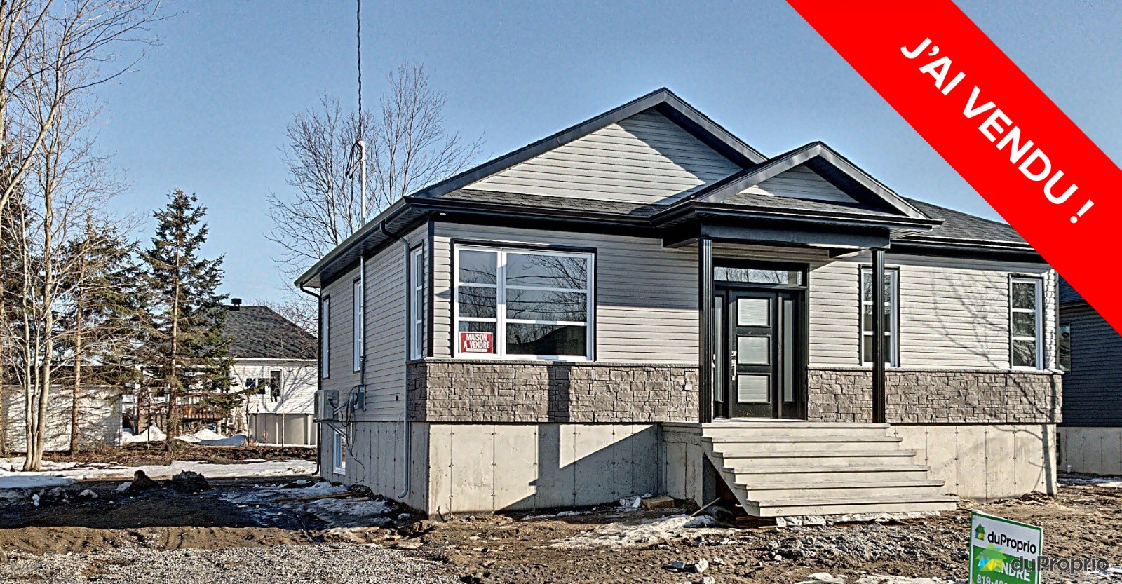 J'ai Vendu Bungalow neuf StCyrilleDeWendover, Nᵒ 956456 DuProprio