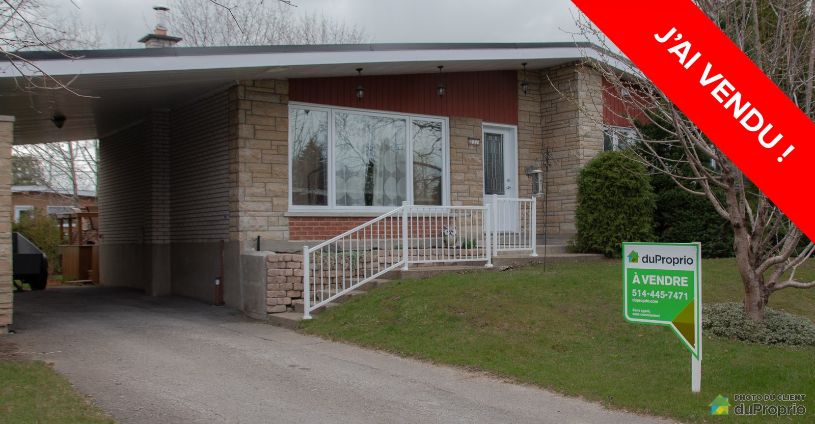 Boucherville J’ai vendu! DuProprio