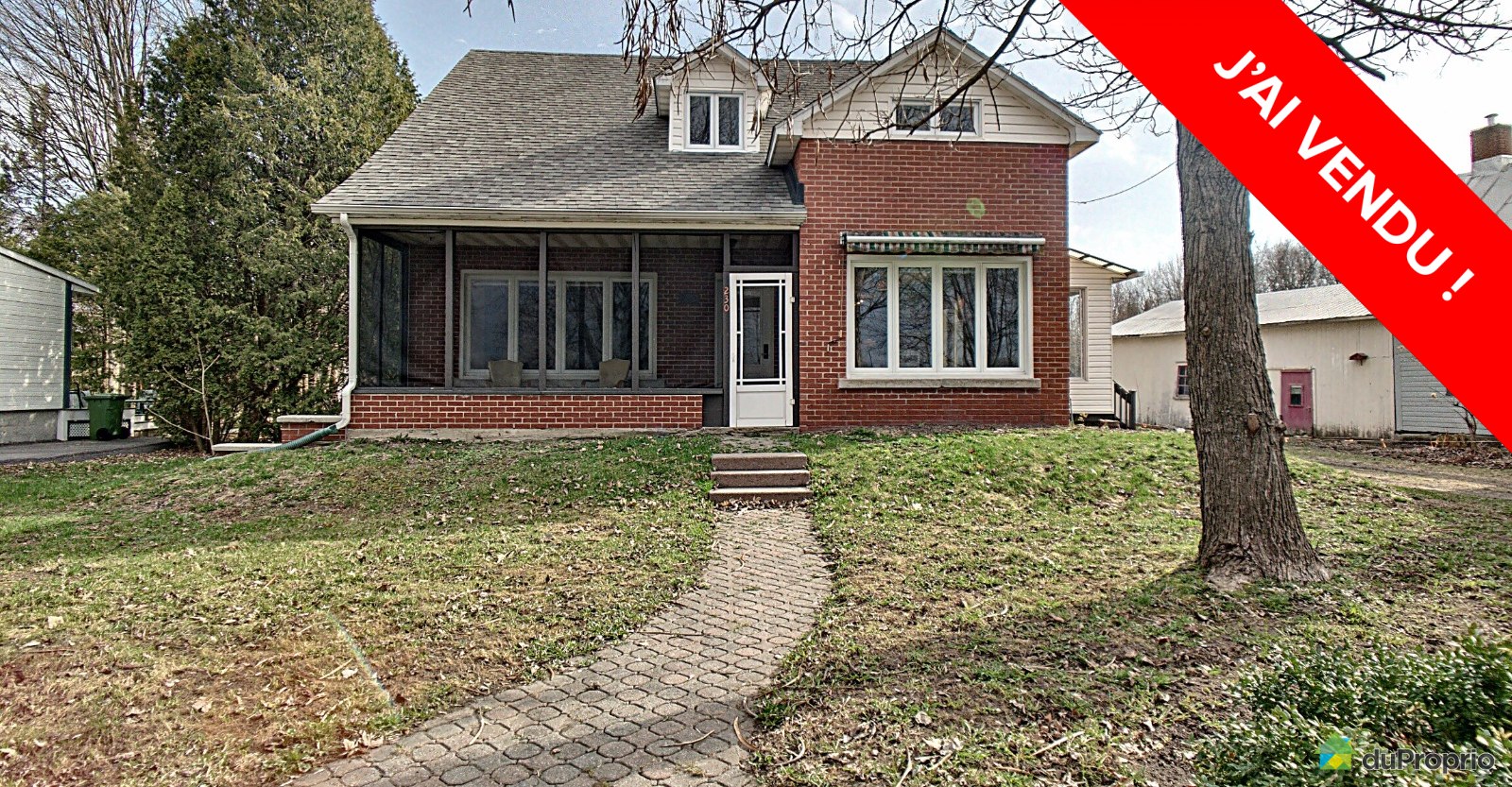 Pierreville J’ai vendu! DuProprio