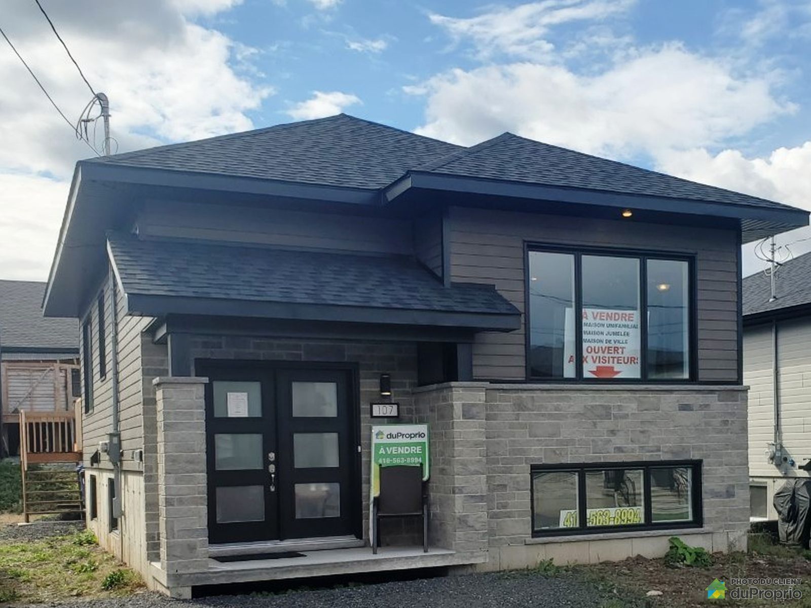 Bungalow neuf à vendre StApollinaire 3 chambres 1 salle de bain 921670