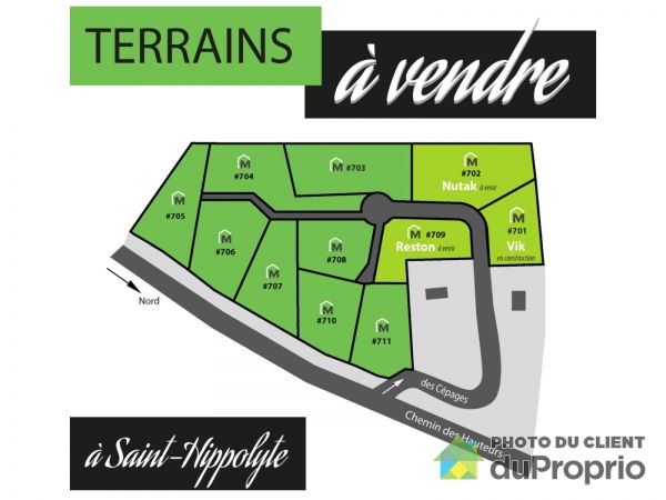 rue des Cépages - Par Habitation Méga Tech, St-Hippolyte for sale