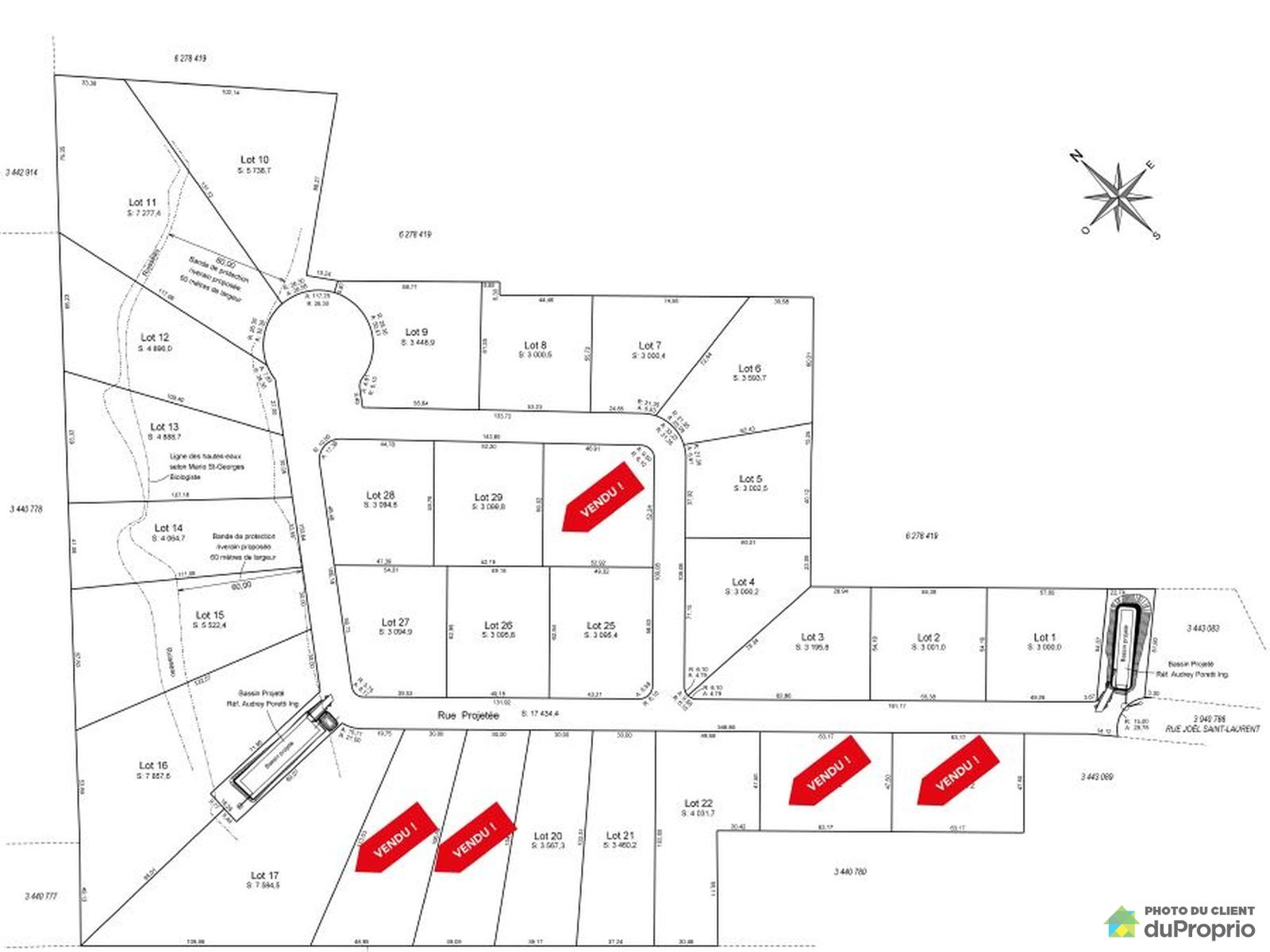 Terrain résidentiel à vendre SteJulienne 1002242