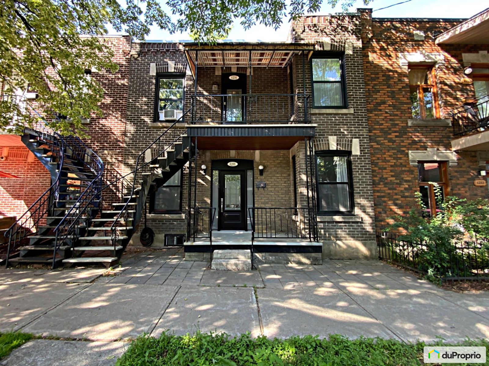 Duplex for sale Rosemont / La Petite Patrie 2 bedrooms 1 bathroom 1014272