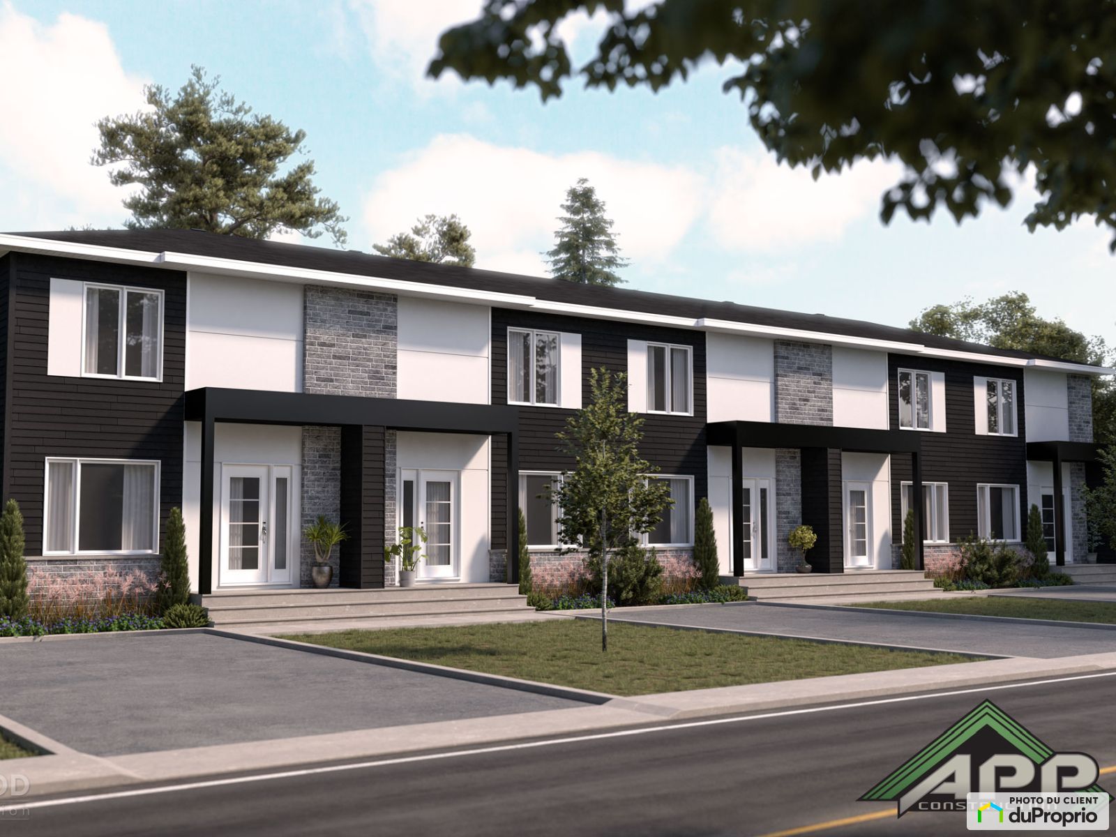 Maison en rangée / de ville neuve à vendre PontRouge 2 chambres 1016907