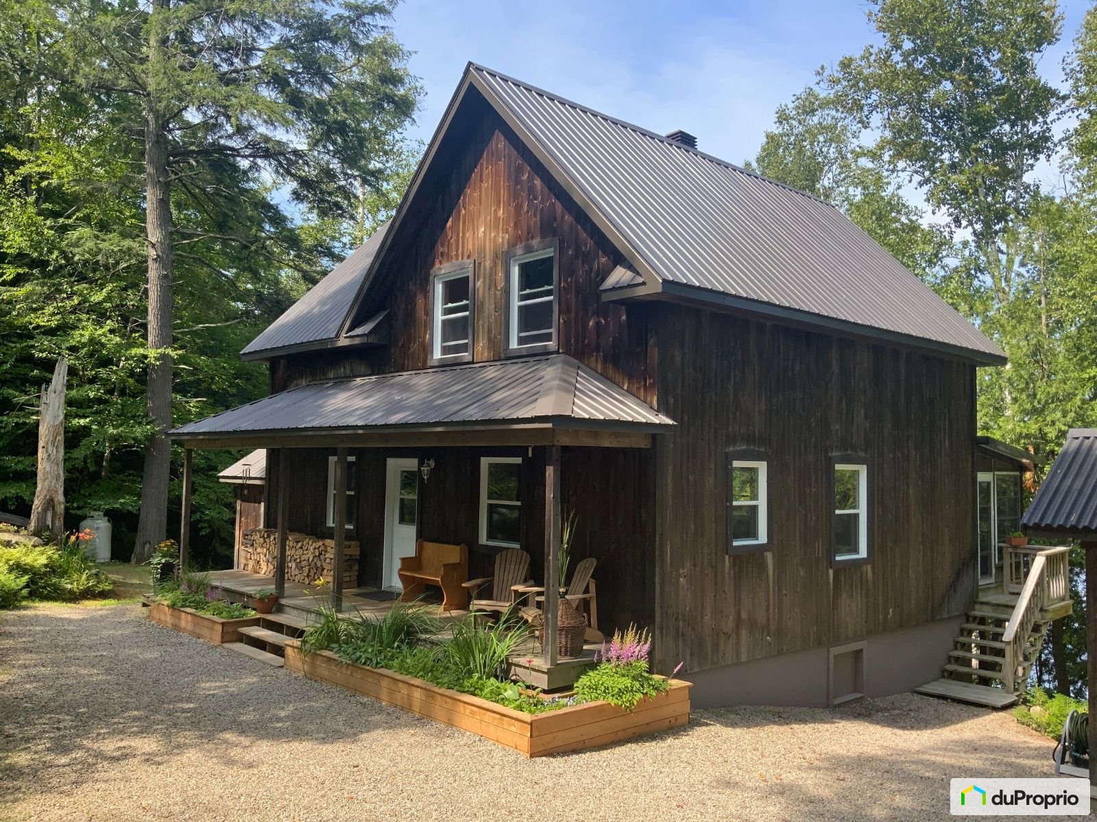 Chalet à vendre Chénéville 2 chambres 1 salle de bain 1018489