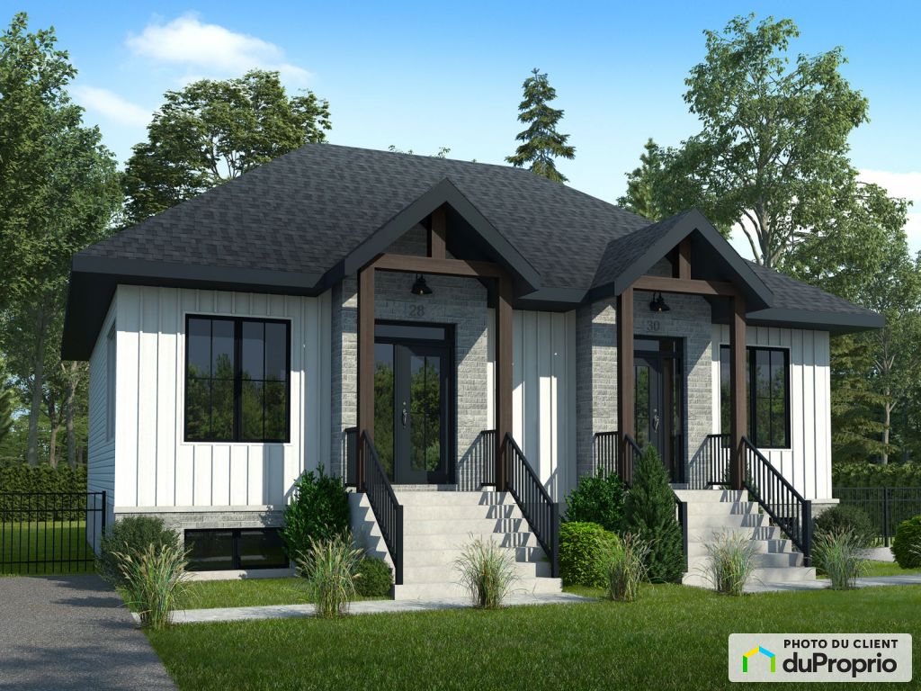 SteClotildeDeChateauguay propriétés neuves jumelés à vendre