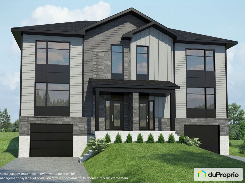 Jumelé neuf à vendre Boischatel 3 chambres 1 salle de bain 1037387