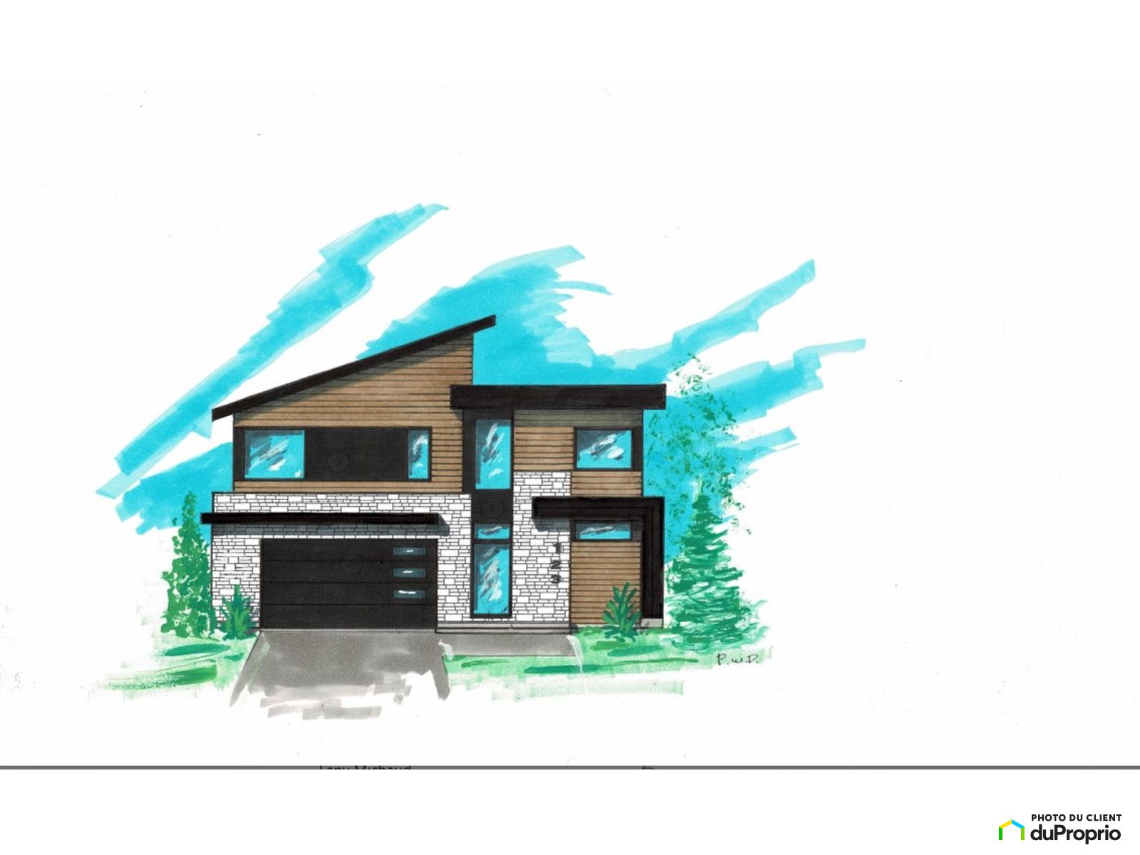 Maison 2 étages neuve à vendre LacBeauport 3 chambres 1035154