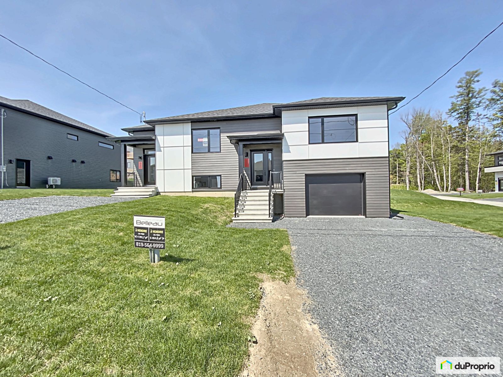 Jumelé neuf à vendre Sherbrooke (MontBellevue) 2 chambres 1012977