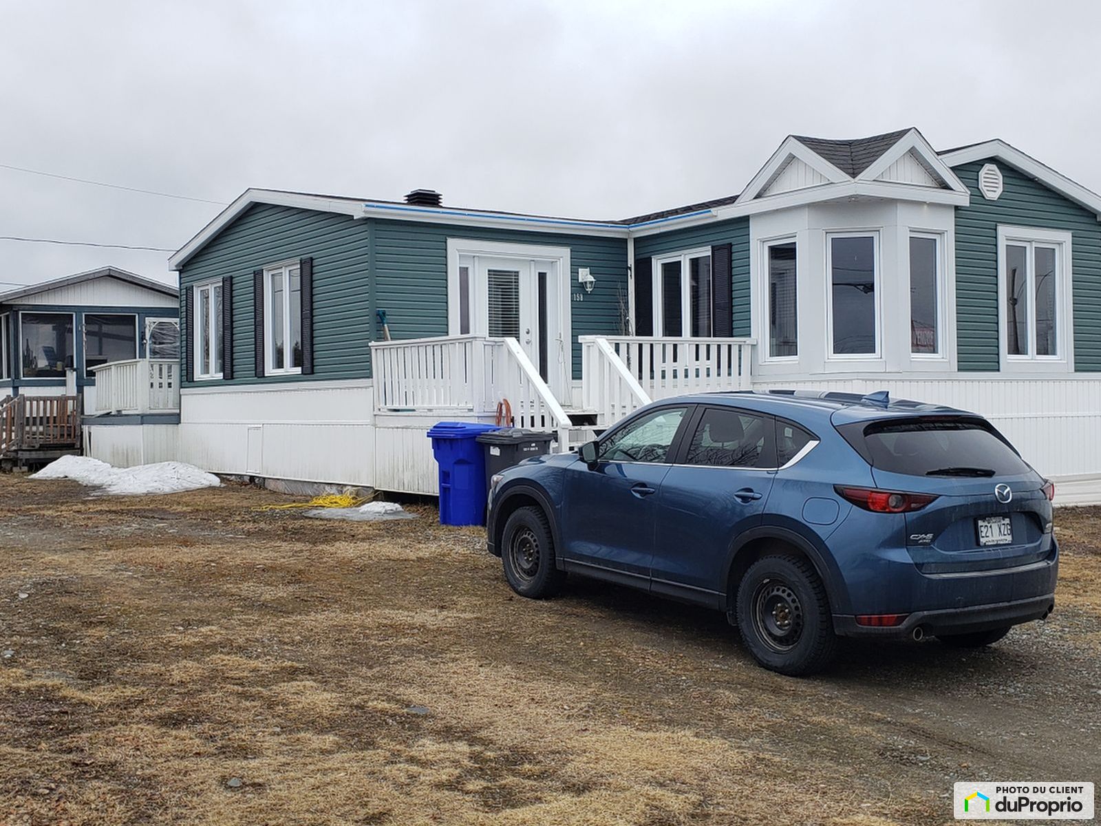 Maison modulaire à vendre Chapais 2 chambres 1 salle de bain 1038845