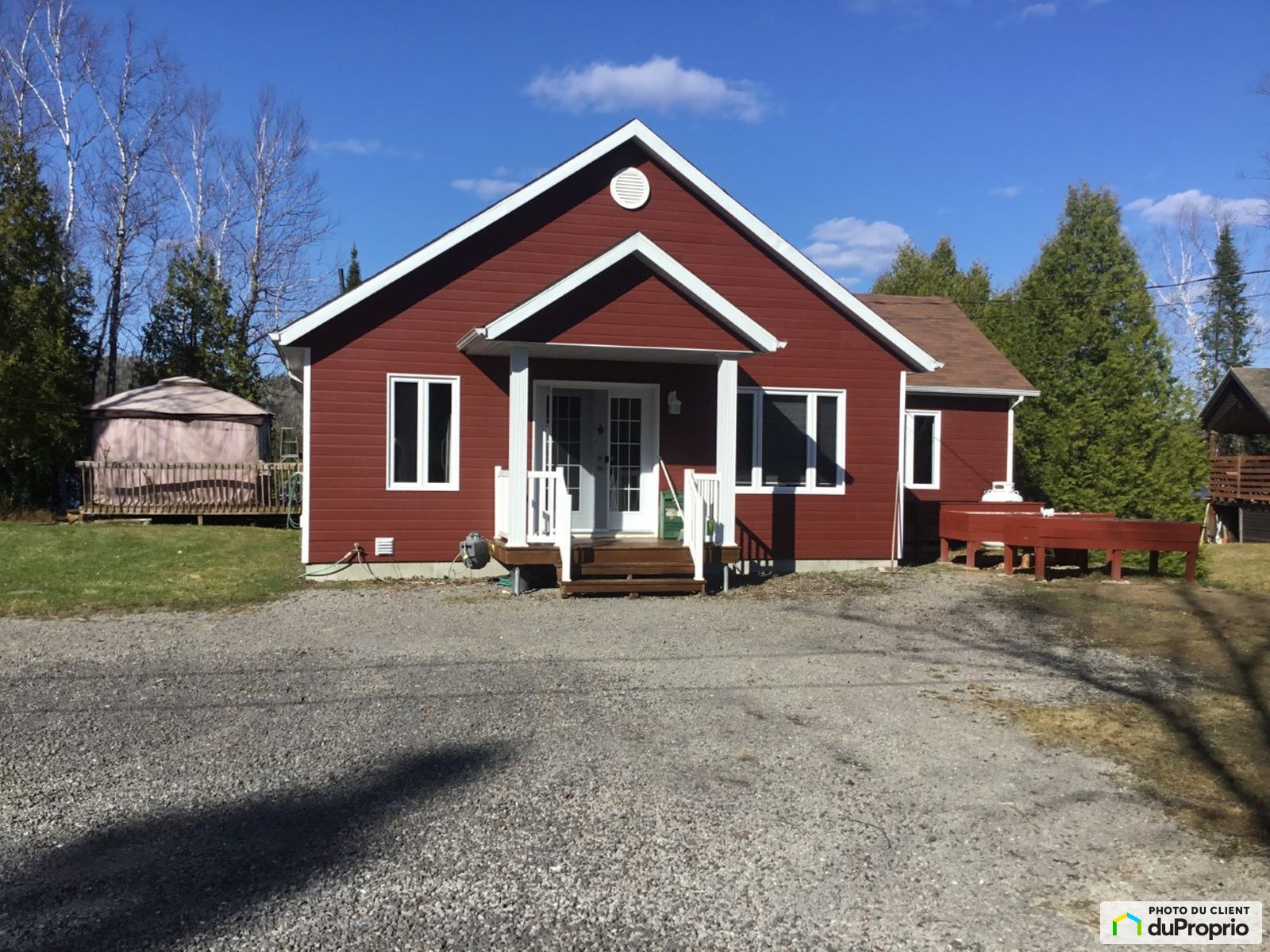 Bungalow à vendre StDaviddeFalardeau 3 chambres 1039298