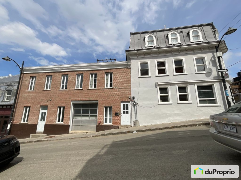 Condos, maisons à vendre, VieuxQuébec