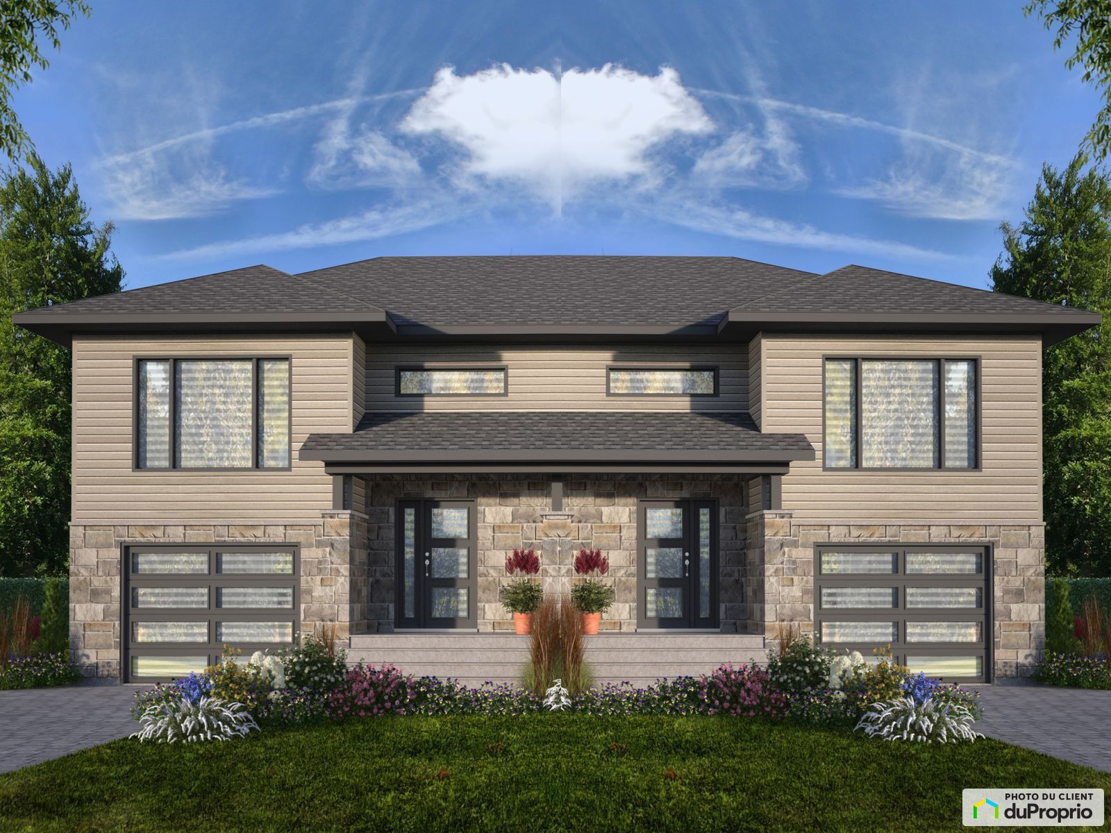 Jumelé neuf à vendre StApollinaire 3 chambres 1 salle de bain 1045058