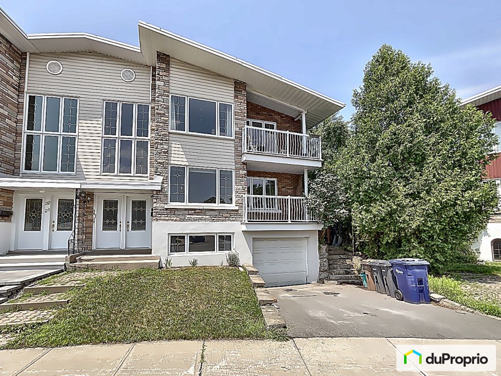 Duplex à vendre LavaldesRapides 3 chambres 1 salle de bain 1047407