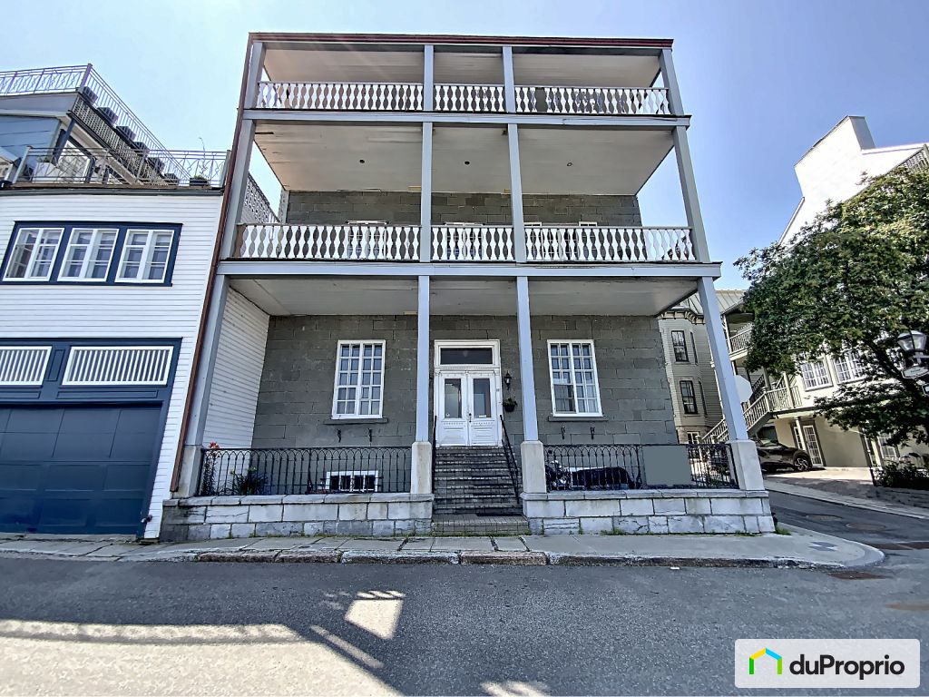 Condos, maisons à vendre, VieuxQuébec
