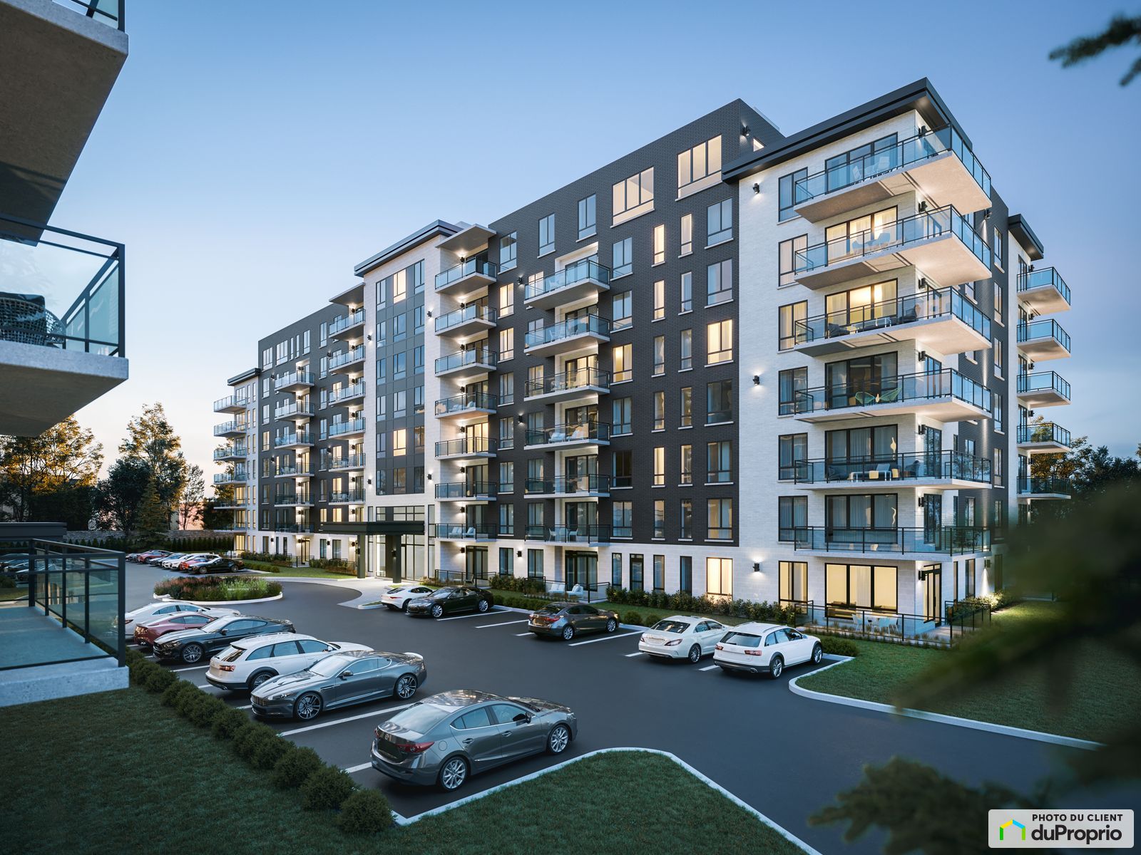 Condo neuf à vendre DollardDesOrmeaux 2 chambres 1 salle de bain 1052307