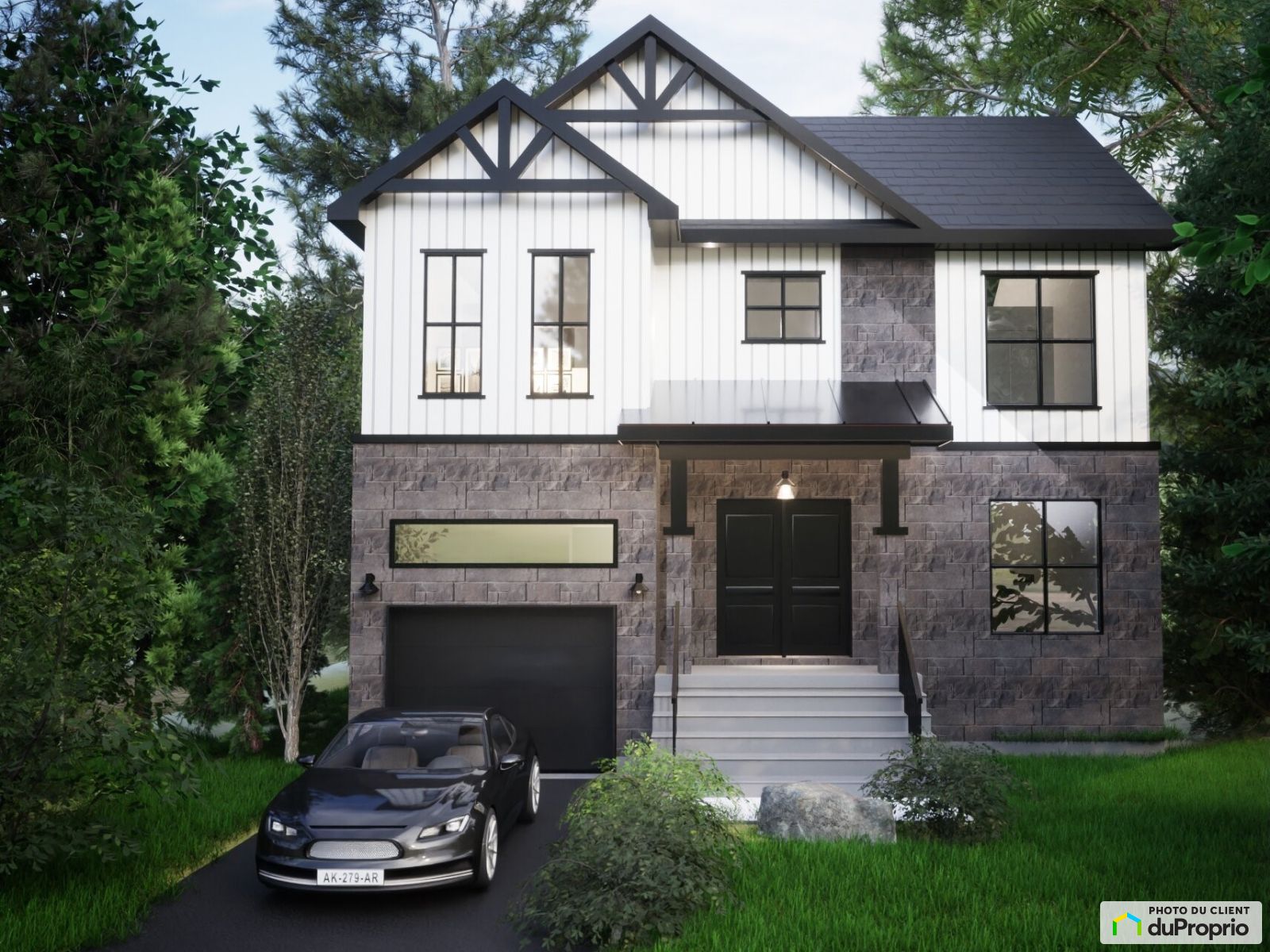 Maison 2 étages neuve à vendre Lanoraie 3 chambres 1 salle de bain 1052411