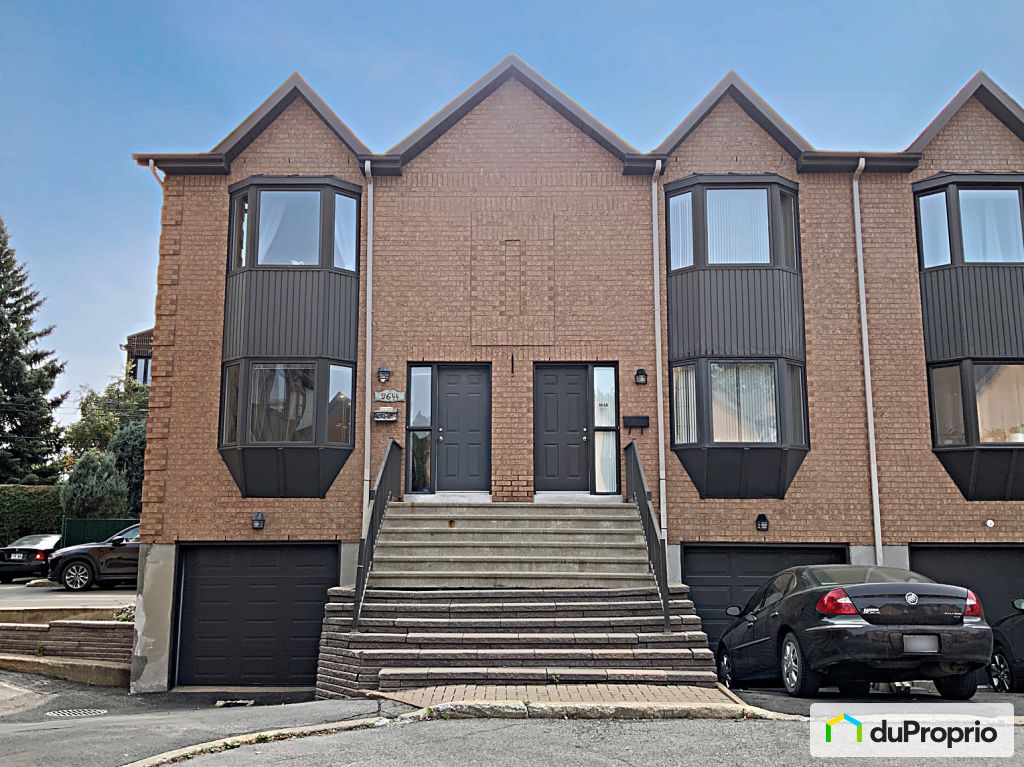 Maison en rangée / de ville à vendre Anjou 3 chambres 2 salles de bain