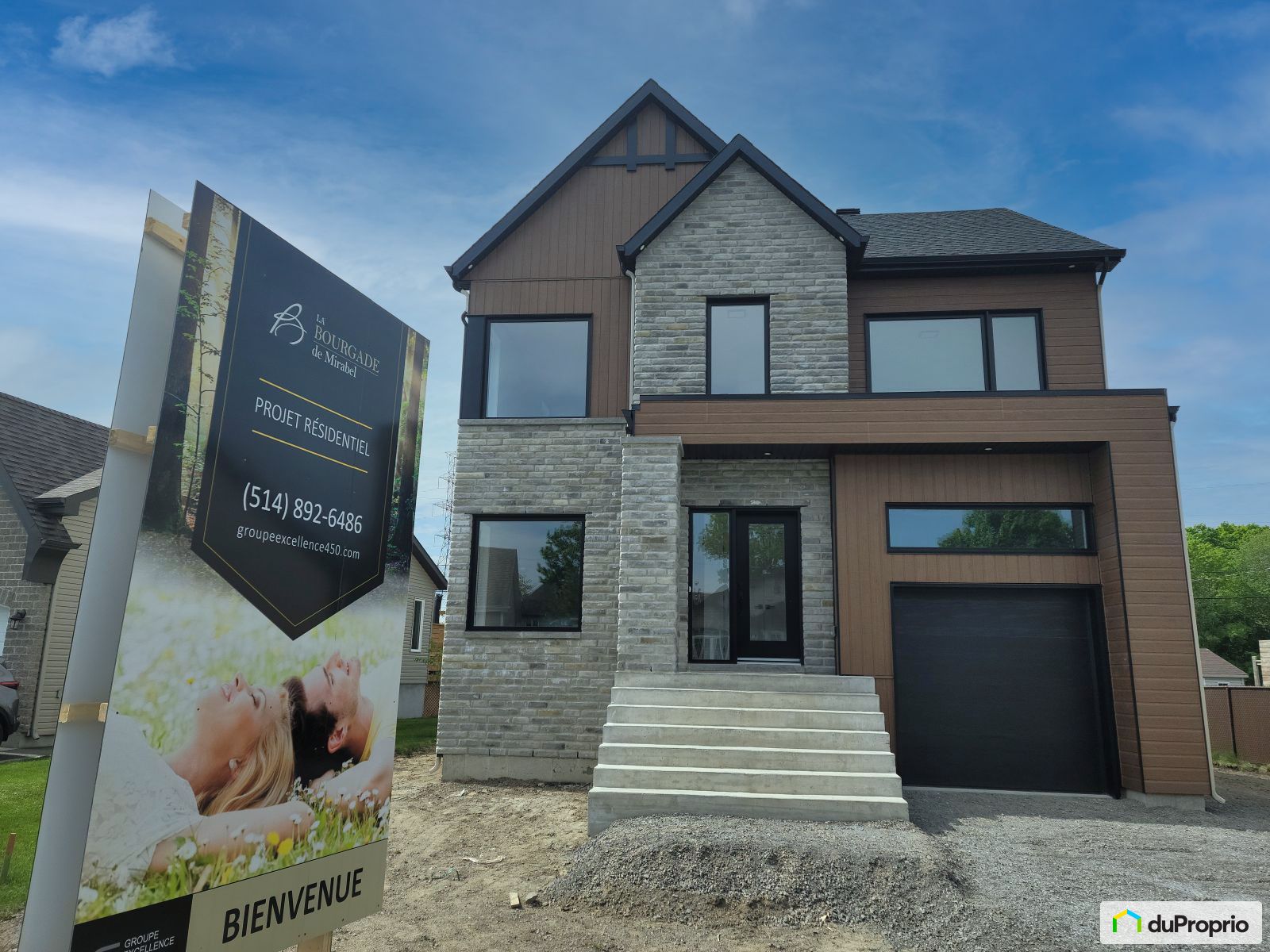 Maison 2 étages neuve à vendre Mirabel (StAugustin) 4 chambres 1055274