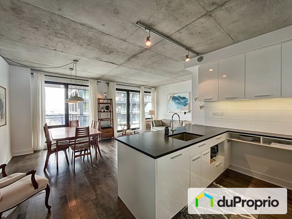 Living / Dining Room - 1708-1000 rue Ottawa, Griffintown for sale