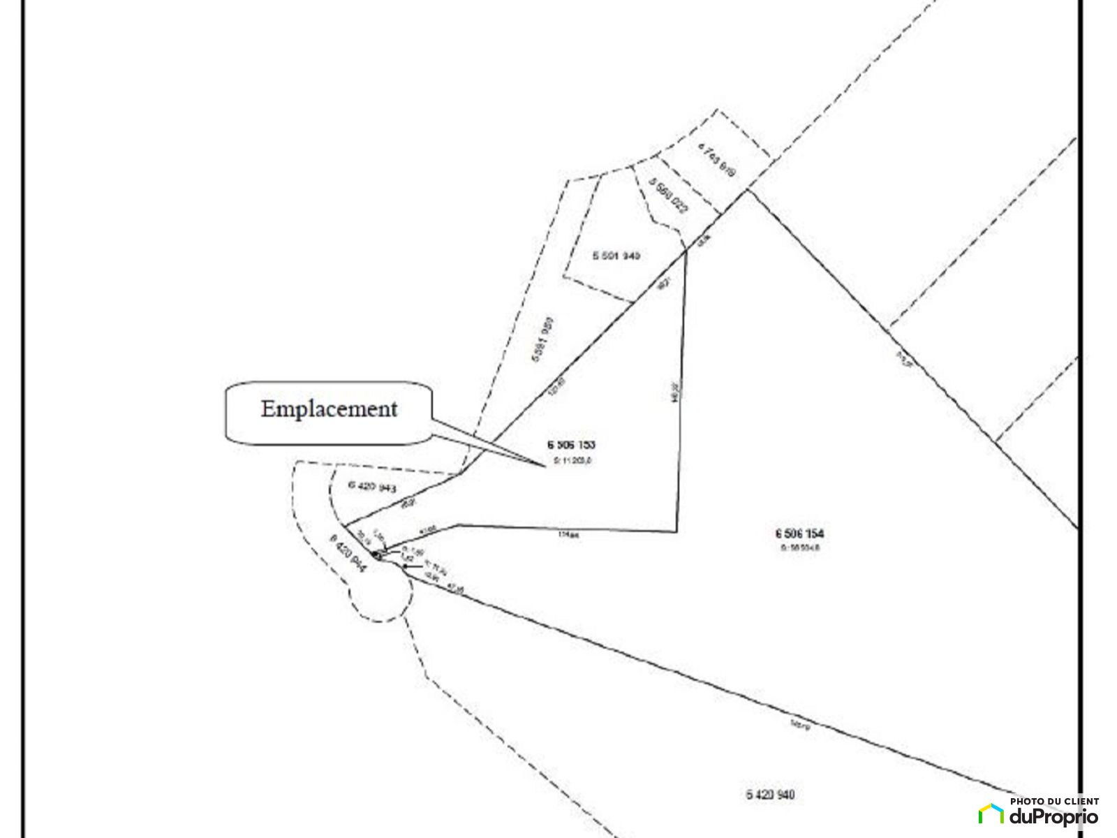 Terrain résidentiel à vendre FossambaultSurLeLac 1057326