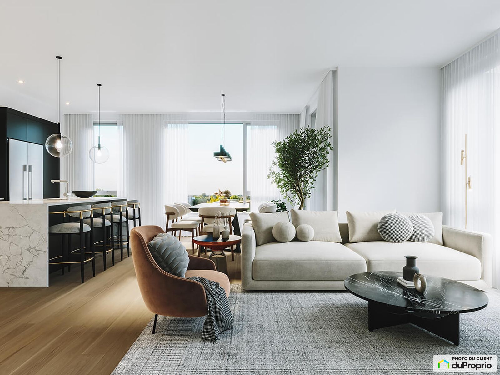 Condo neuf à vendre SteAnneDeBellevue 2 chambres 1059285