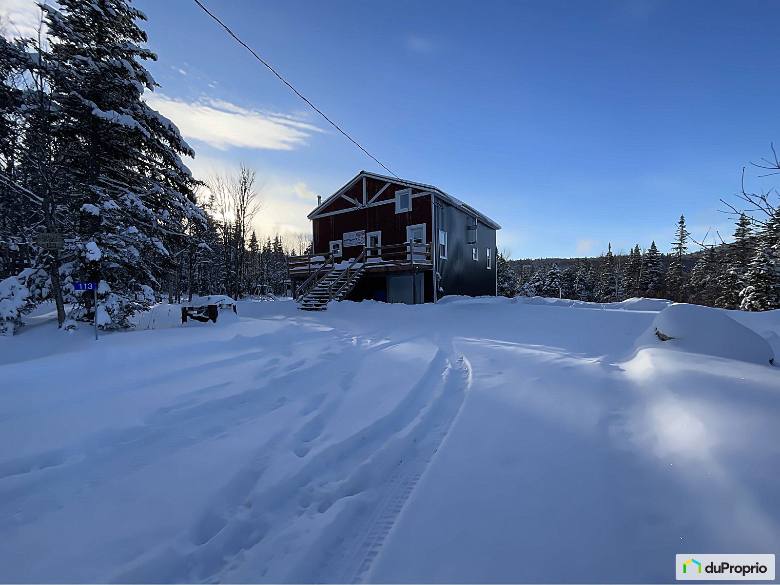 Chalet à vendre NotreDameDesBois 3 chambres
