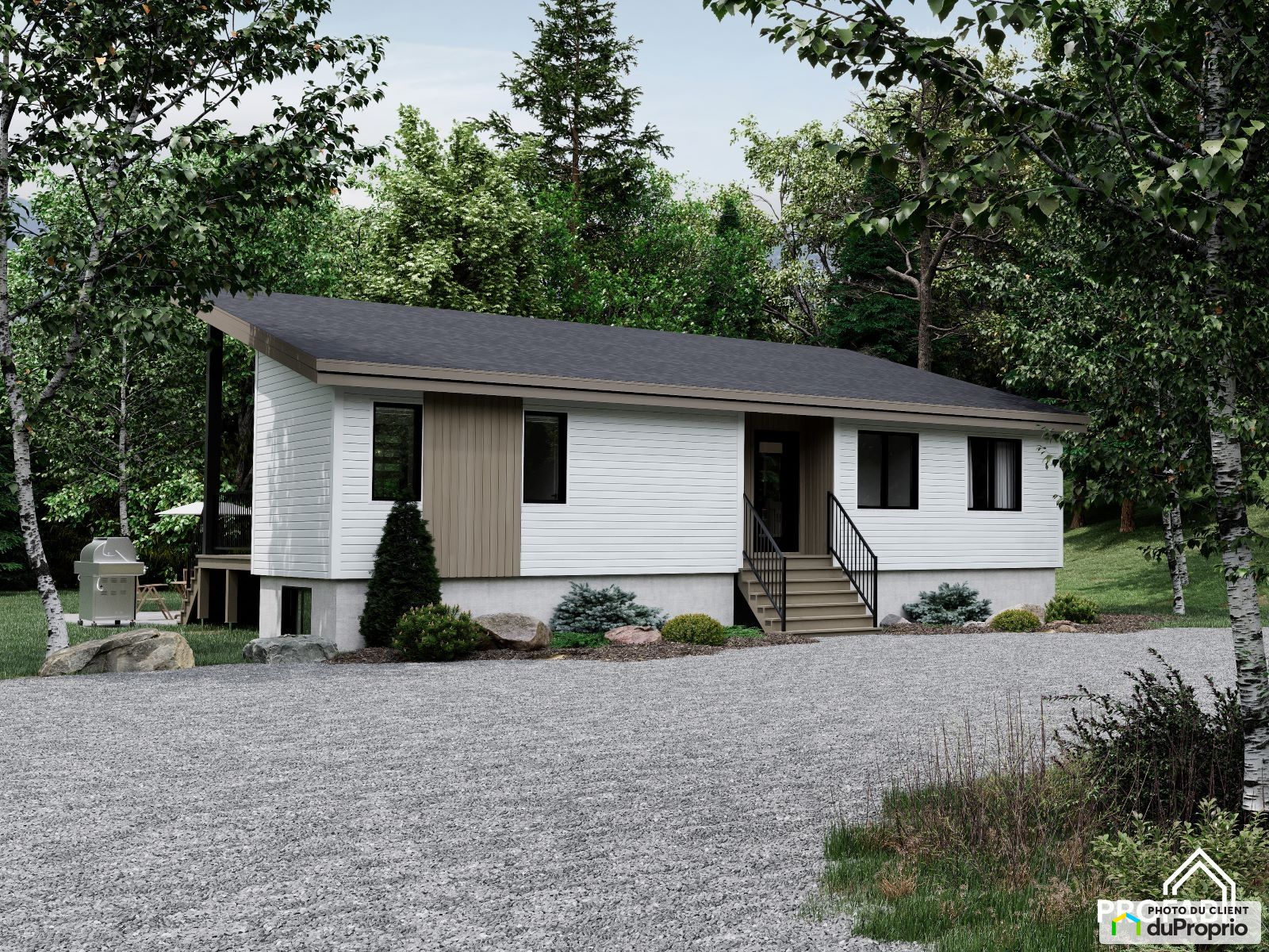 Maison modulaire neuve à vendre StLinLaurentides 2 chambres 1060547