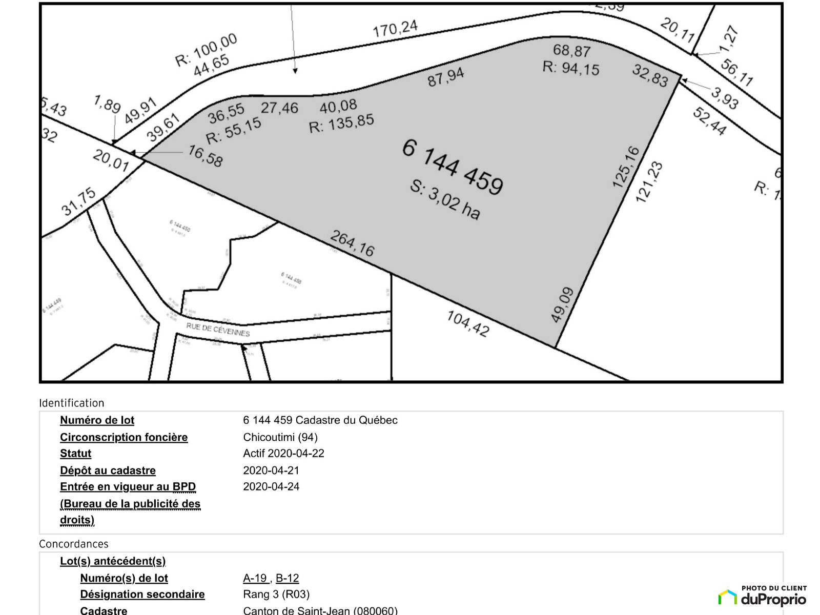 Terre à bois à vendre L'AnseStJean 1061213