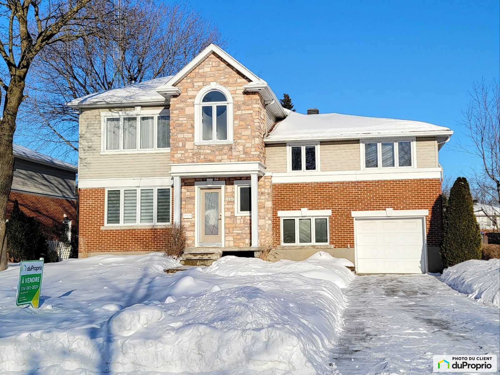 Split Level for sale PointeClaire 4 bedrooms 2 bathrooms 1058212