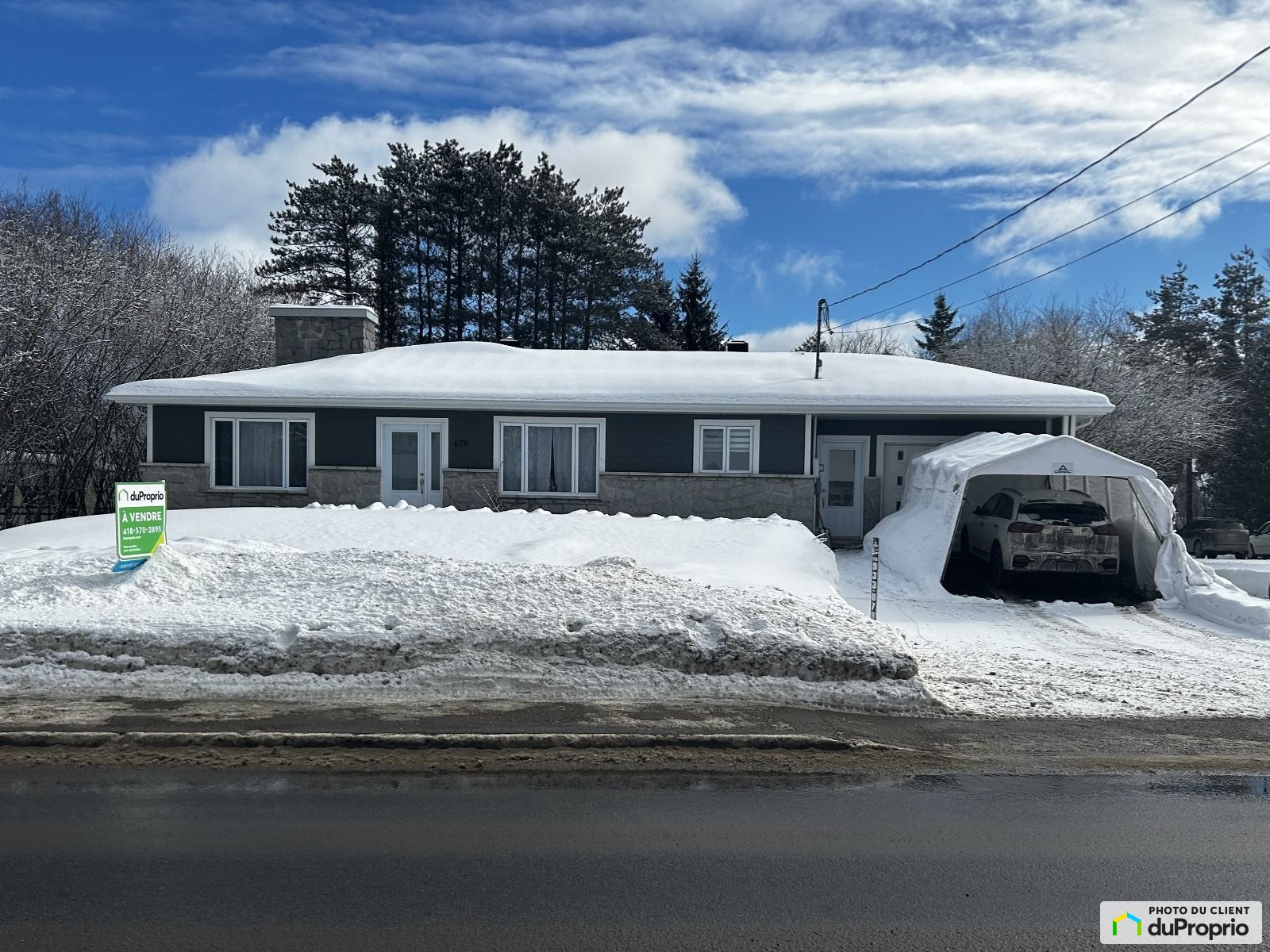 Bungalow à vendre StRaymond 4 chambres 2 salles de bain 1041549