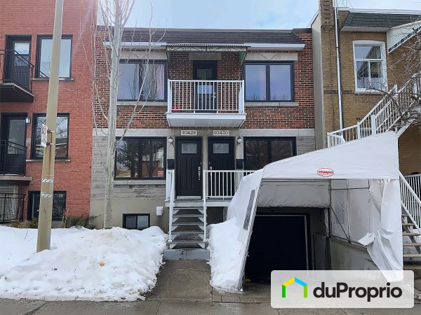 Winter Front - 10428-10430 rue Chambord, Ahuntsic / Cartierville for sale