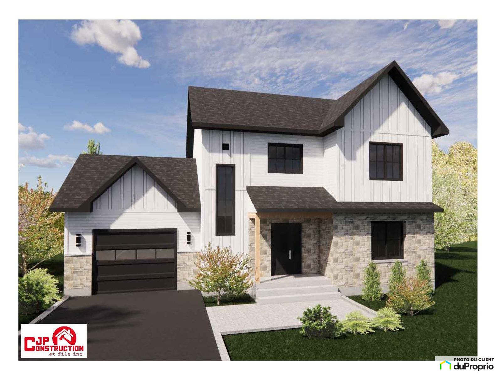 Bungalow neuf à vendre L'AngeGardien 3 chambres 2 salles de bain 1067226