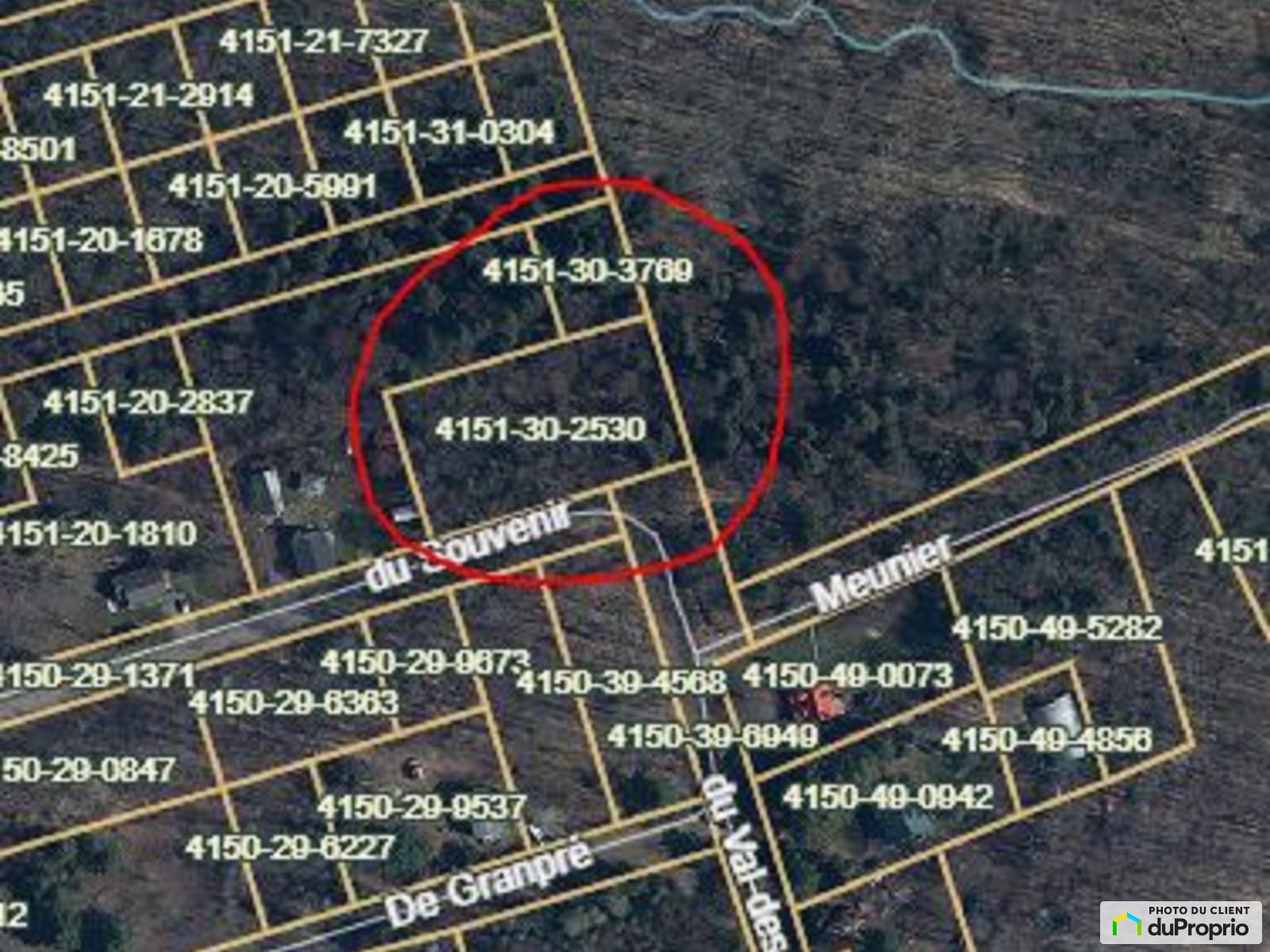 Terrain résidentiel à vendre StAndréD'Argenteuil 1068343