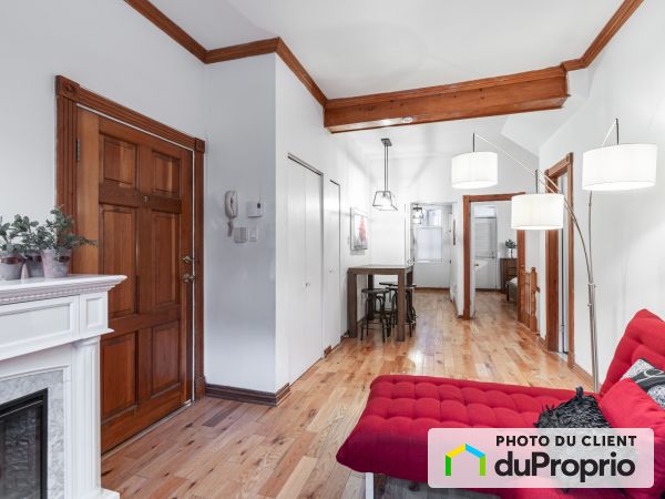 Living / Dining Room - B-3614 rue Aylmer, Le Plateau-Mont-Royal for sale