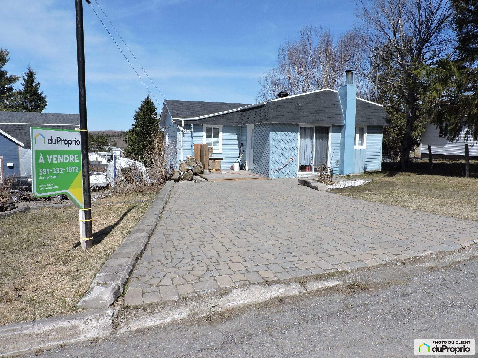 Bungalow à vendre StPaulDeMontminy 2 chambres 1 salle de bain 1065672